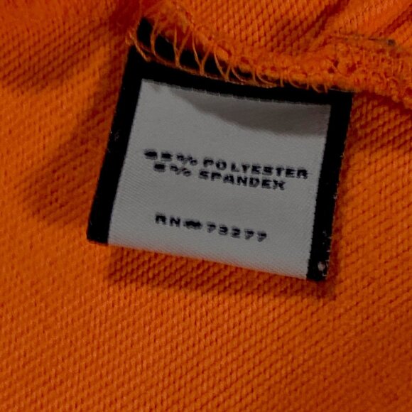 FILA Jacket Womens XL Orange Performance Full Thumb Hole Full Zip Activewear - Picture 10 of 16